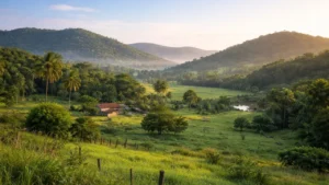 Paisagem natural e tranquila em Guaiúba, Ceará, destacando a beleza para contabilidade em Guaiúba local.