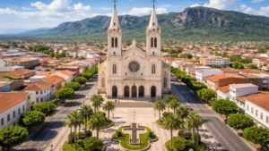 Panorama da Basílica em Juazeiro do Norte destacando a contabilidade em Juazeiro do Norte no cenário urbano cearense.