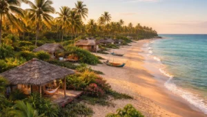 Vista realista de Pindoretama com praias e natureza, ideal para contabilidade em Pindoretama.